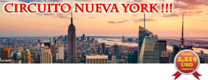 circuitos a nueva york