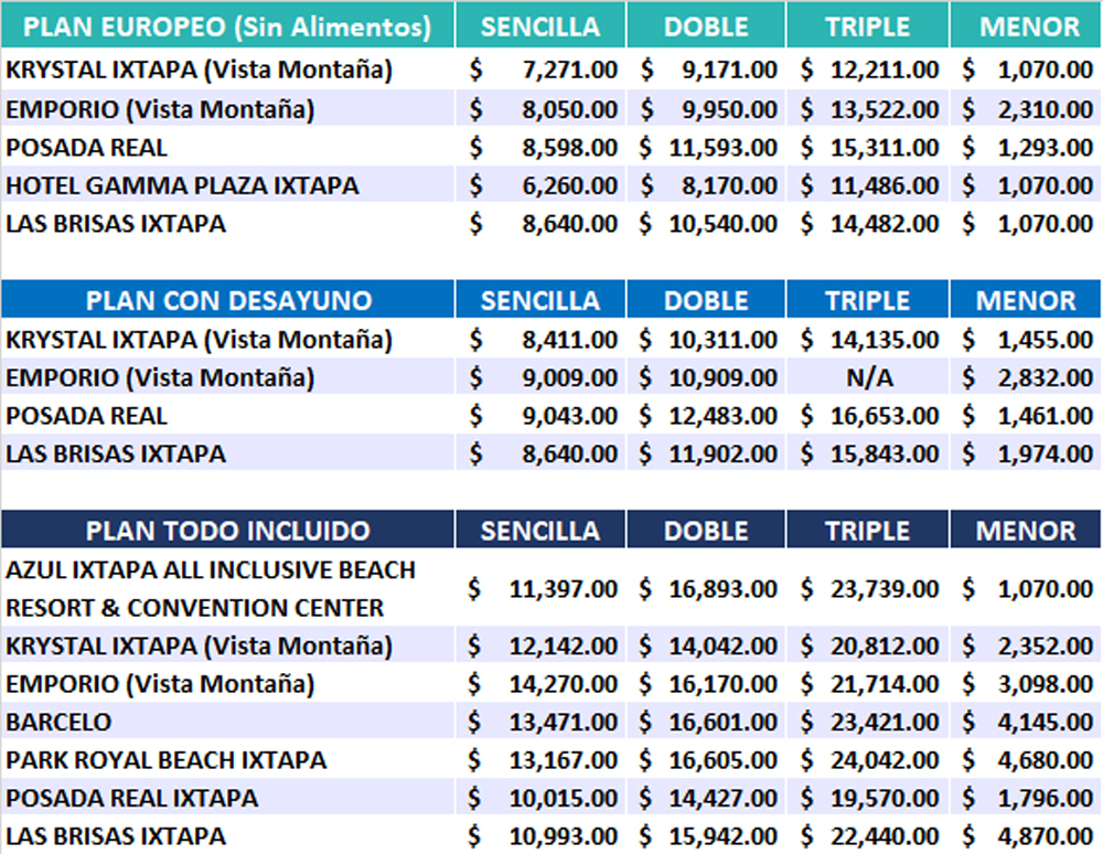 acapulco autobus y hotel